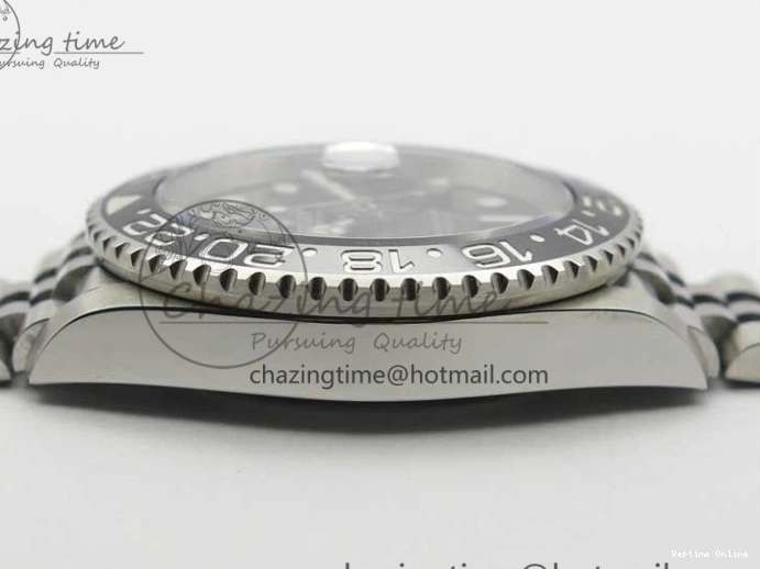 0108 Trendsetting GMT-Master II 116710 LN Black Ceramic 904L D1F 1:1 Best Edition On Jubilee Bracelet SA 2957